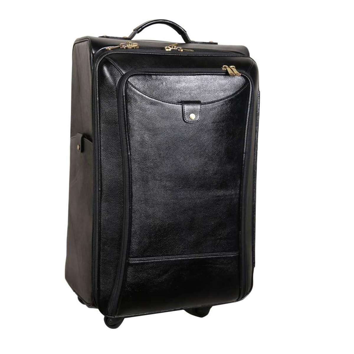 pure leather trolley bags